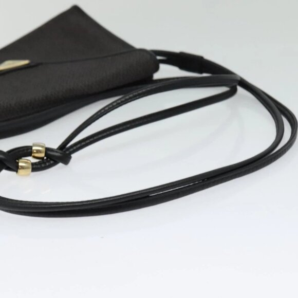 SAINT LAURENT Shoulder Bag PVC Gray Gold Auth 132120 - Picture 8 of 16